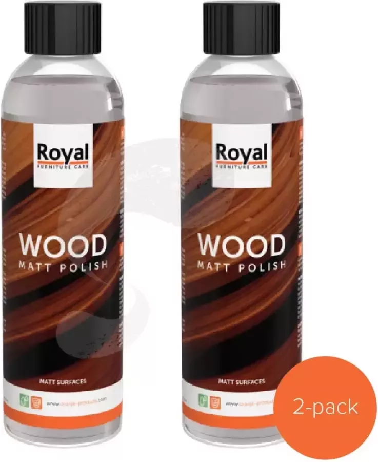 Royal Furniture Care Wood Set Wood Matt Polish Meubelolie 2 pack