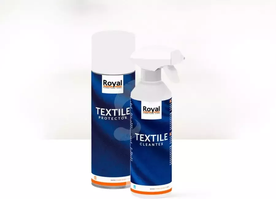 Royal furniture care Royal furniture set 1 x textile protector (500 ml) + 1 x cleantex (500 ml) vlekkenspray