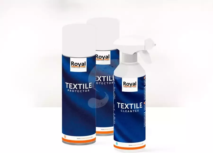 Royal furniture care Royal Furniture set 2 x textile protector + 1 x cleantex vlekkenspray
