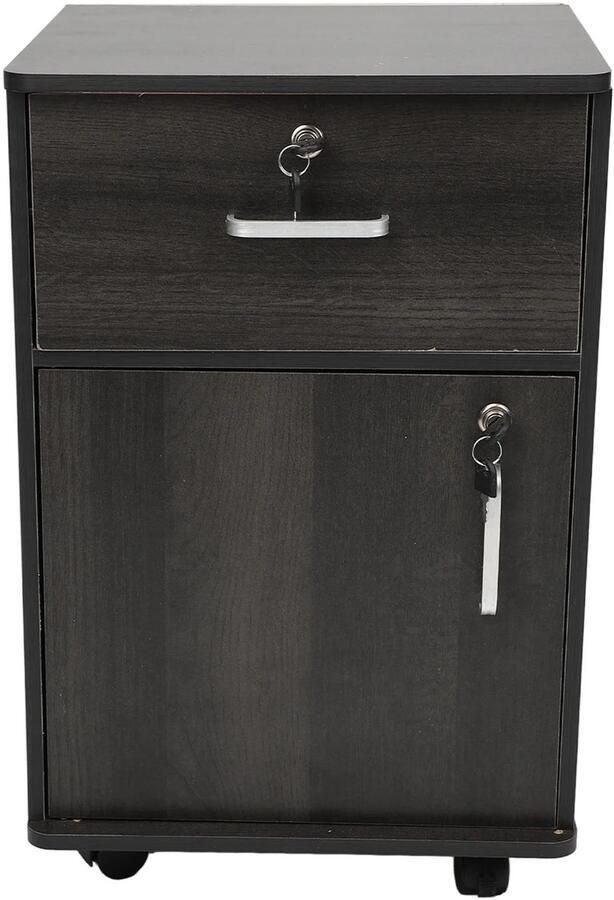 RoyaLuxe Archiefkast Met Slot Mobiele Archiefkast Archiefkasten Met Slot Opbergkast Opbergkasten Binnen Opbergkist Kast Kastje Opberg Kast Opbergkastje Slot Lock