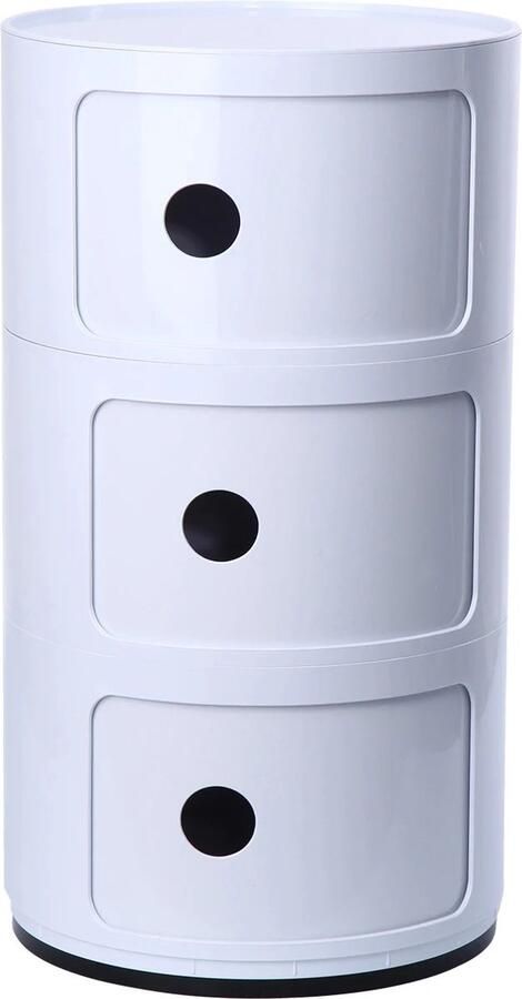 RoyaLuxe Nachtkastje Nachtkastjes Nachtkastje Wit Nachtkastje Modern Tafel Bijzettafel Bijzettafels Bijzettafel Wit Bijzettafel Woonkamer