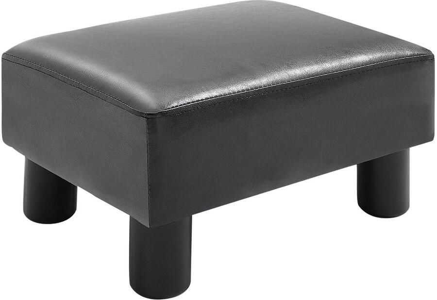 RoyaLuxe Voetensteun Bureau Krukje Zitbank Poef Voetenbank Stoel Zonder Rugleuning Zwart
