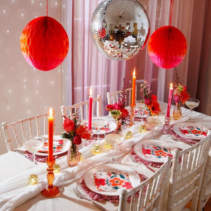 Roze geribbelde glazen kandelaar houder Kerst tafel decoraties 3 stuks Roze Glas