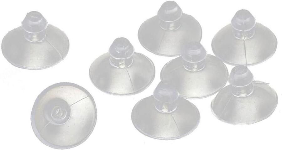 Rubber Desk Glas Transparante Anti-Collision Zuignappen Sucker Hanger Pads 8 stuks Thuisgebruik Bescherming van Tafels Zwart