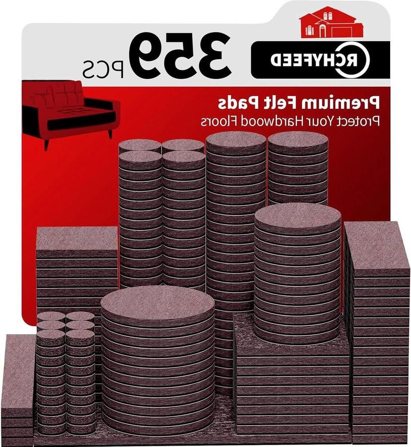 Rubberen pads voor meubelpoten Premium meubelvilten pads Antislip vloerbeschermers