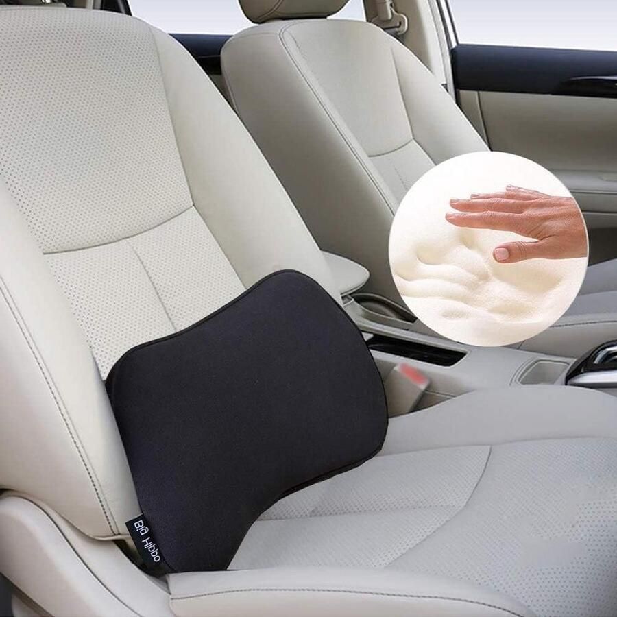 Lendenkussen traagschuim lendenkussen rugkussen ideaal rugkussen voor bureaustoelen autostoelen en rolstoelen