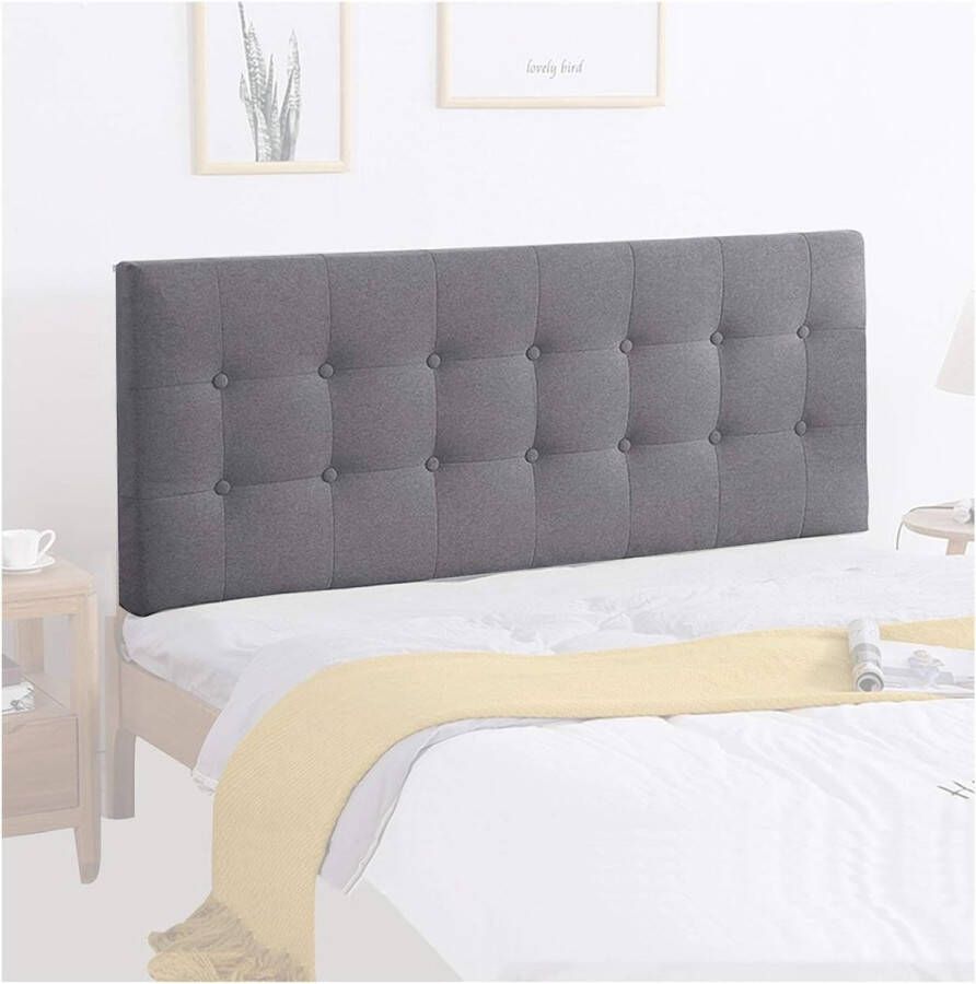 Rugkussen bed lezen hoofdkussen lendenkussen overtrek wasbaar zonder hoofdeinde rugleuning kussen voor bedden sofa rugkussen (kleur: grijs maat: 180 cm)