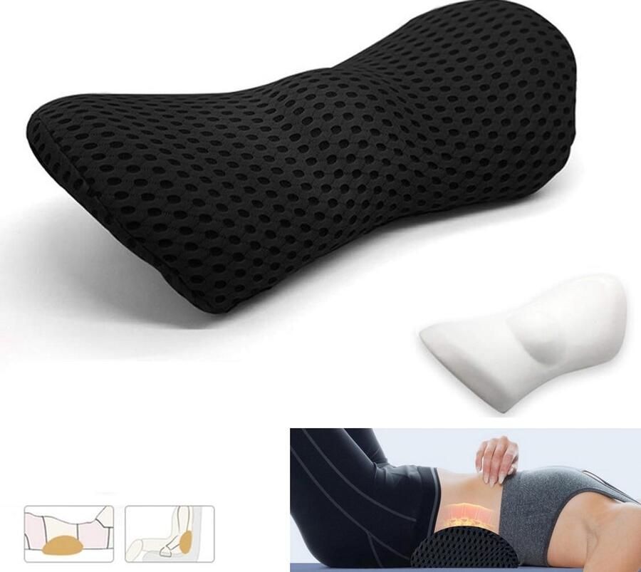 Rugkussen Ergonomisch Traagschuim Lendenkussen Lendensteunkussen Supporting Foam Rugkussen Onderrug Rugkussen Stoel Rugsteun Ergonomisch Rugkussen Voor Auto En Bureaustoel