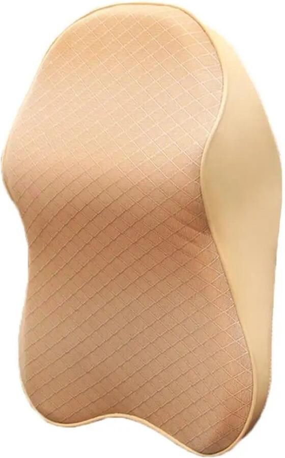 Rugkussen Onderrug Lendekussen Rugsteun Auto Lendensteun in Bed Voor Op De Bank Donut Kussen Traagschuim Beige