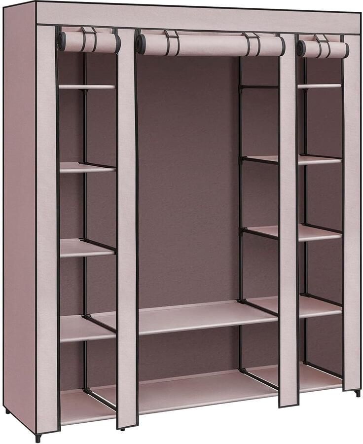 Ruime kledingkast Doordachte indeling 1 stuk Stof 45x150x175 cm