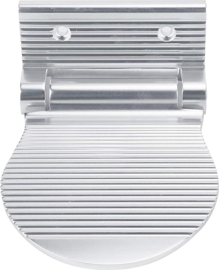 Ruimte aluminium antislip voetpedaal douche voetsteun voor hal ingang badkamer zilver Wandgemonteerde Voetsteun Foot rest