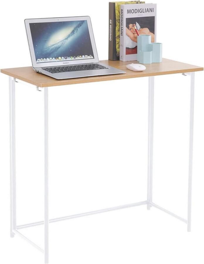 Ruimtebesparend Inklapbaar Bureau 80x40x76cm – Multifunctionele Werkplek voor Thuis