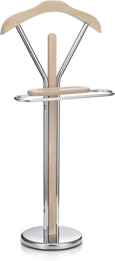 Ruimtebesparend Kledingrek met Verchroomd Frame en MDF Afwerking in Sonoma Eiken Decor