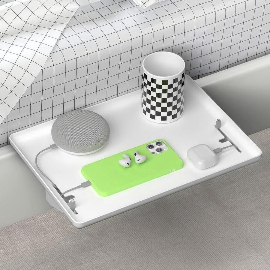 Ruimtebesparend nachtkastje eenvoudig te installeren 1 stuk milieuvriendelijk materiaal