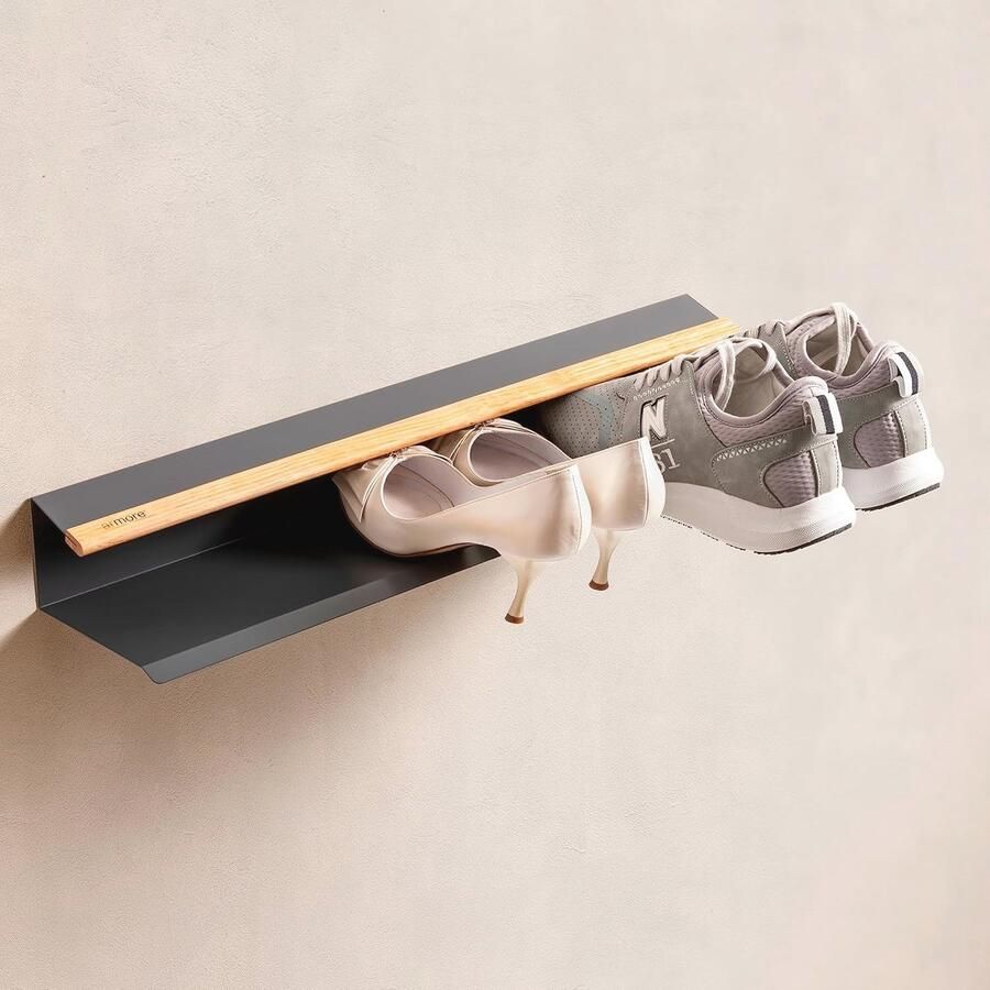 Ruimtebesparend Schoenenrek Modern & Elegant Design voor Ruimtes Eenvoudig te Monteren 58 cm x 14 cm x 8 cm