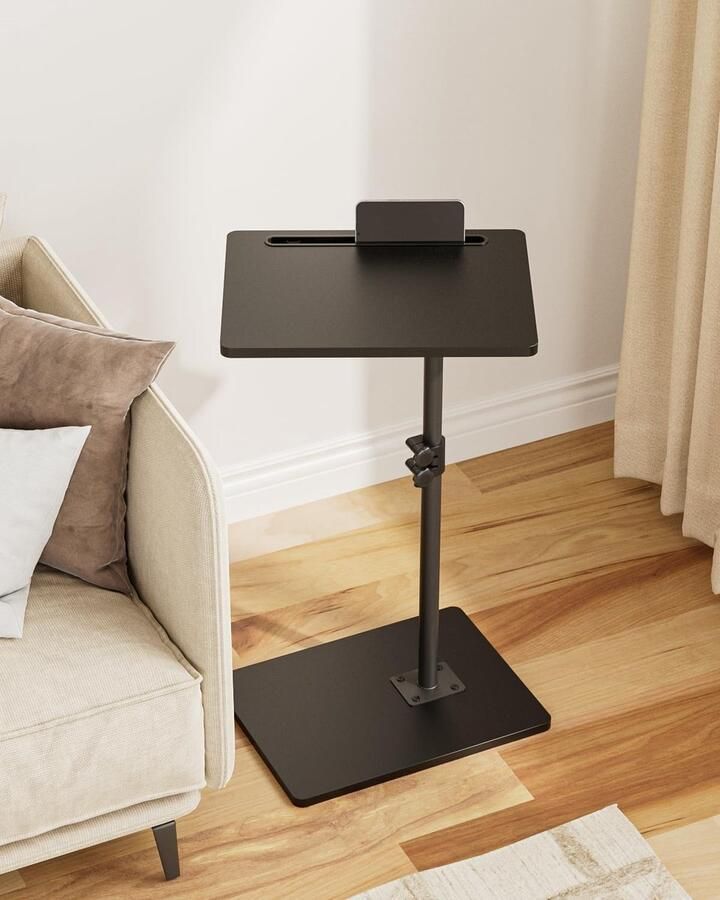 Ruimtebesparende bijzettafel multifunctioneel 1 stuk MDF verstelbaar