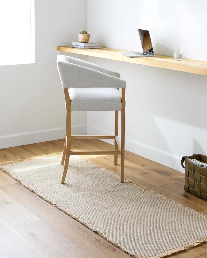 Runner tapijt 2'7 x 7'3 Medium Grijs