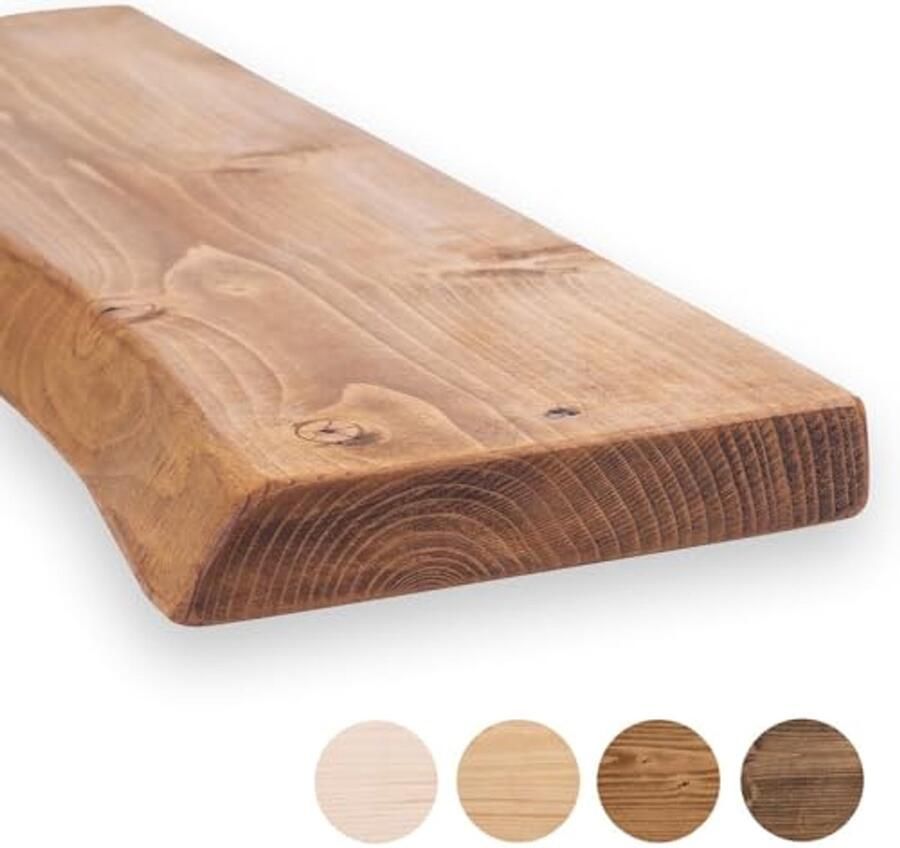 Rustiek wandrek met levendige rand 50 cm x 22 cm Perfect voor boerderijdecoratie