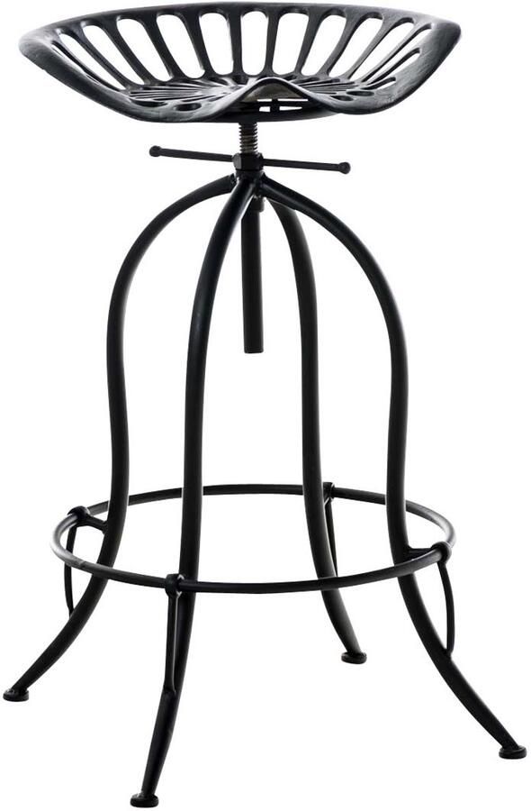 Rustieke Gietijzeren Barkruk Industriële Stijl Verstelbare Hoogte