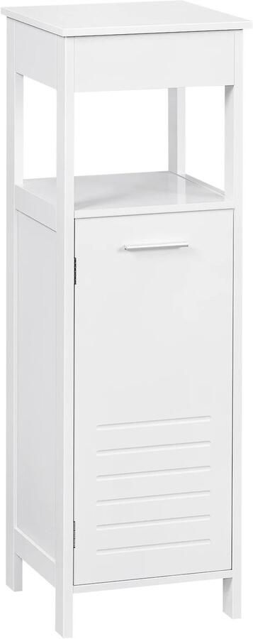 Rustive Badkamerkast Kast Ladekast Opbergkast Met Deur Staande Hoekkast Voor in Woon & Badkamer 32x99x30cm