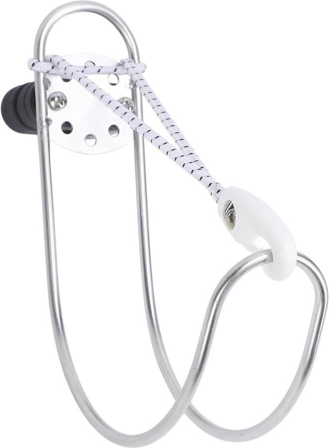 RVS Boot Jacht Reddingsboei Houder Beugel 22-25mm Rail Mount voor Ronde en Hoefijzer Reddingsboeien