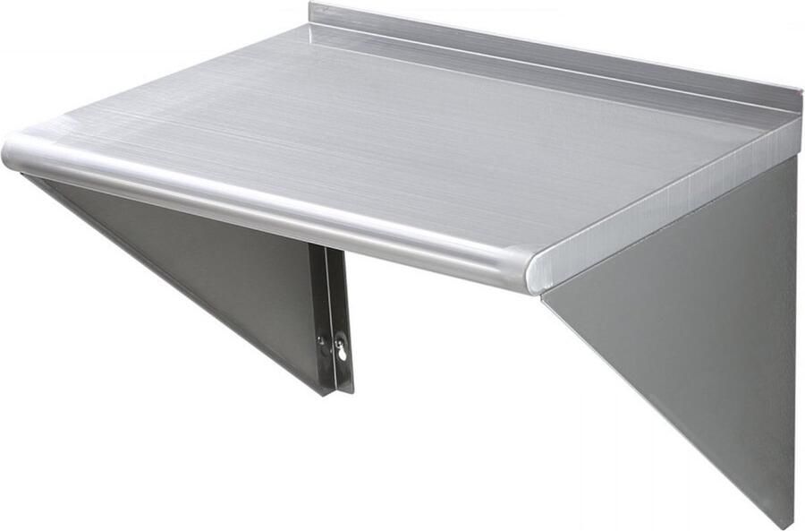 RVS Wandrek Kruidenrek keukenrek 61x 46x6 CM 136 KG Belastbaar