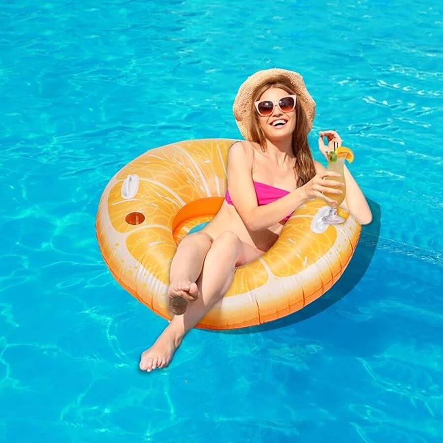 S&Dshopline Luchtmatras voor zwembad opblaasbare waterhangmat voor volwassenen 3-in-1 waterhangmat loungestoel zwembad lounge luchtmatras waterhangmat zwembadluchtmatras Luftmatratze(Blau1 Stück)