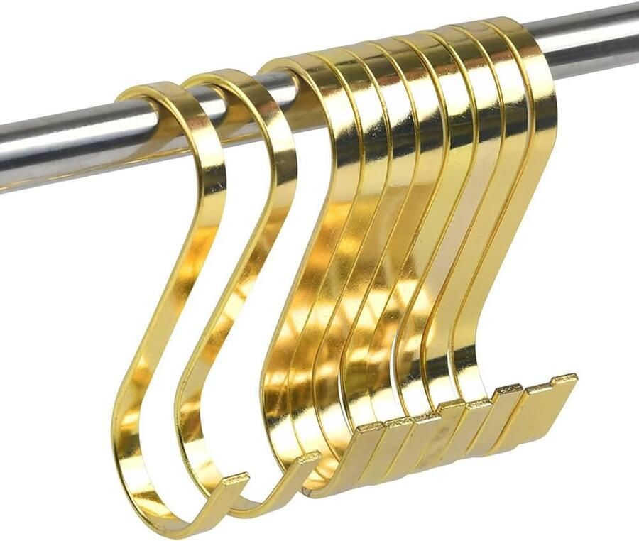 S-vormige haken roestvrij staal heavy duty hanghaken keukenhaken om op te hangen voor keuken garderobe slaapkamer badkamer kantoor tuin 10 stuks