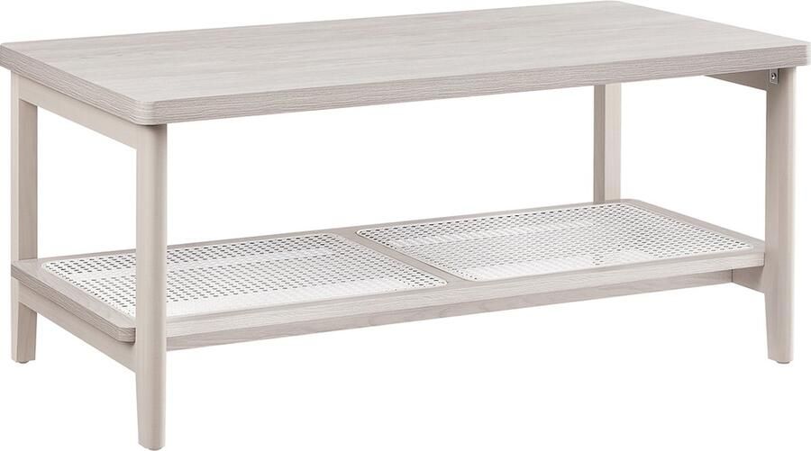 Woon Wereld Salontafel 2 niveaus met afgeronde hoeken