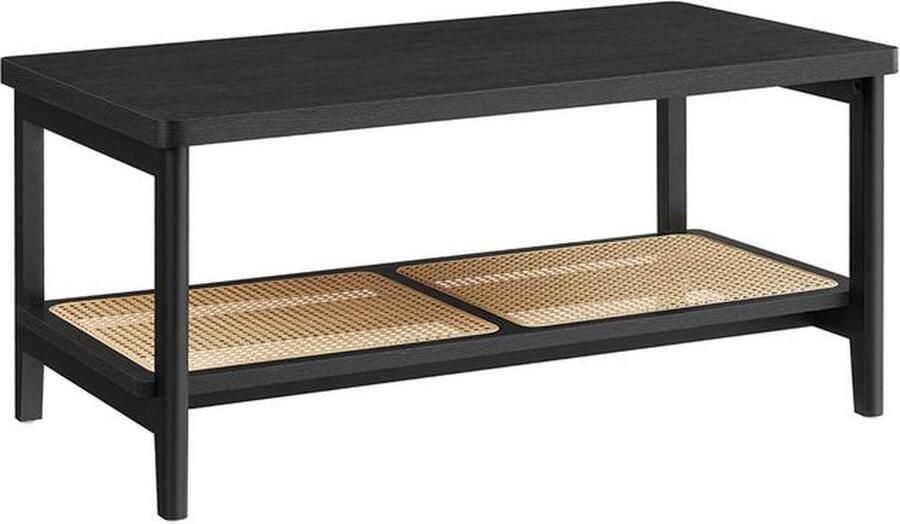 Woon Wereld Salontafel 2 niveaus met opbergruimte in boho-stijl