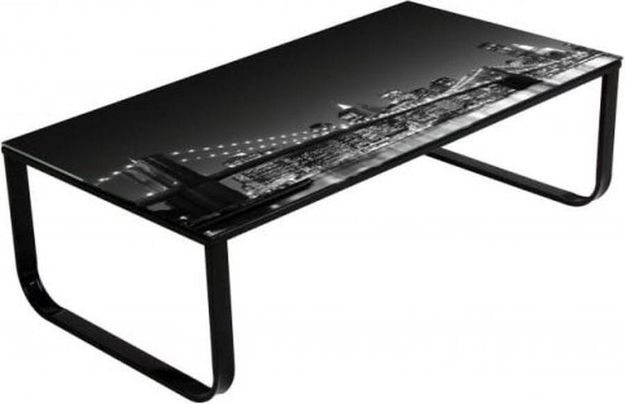 ZAZA Home Salontafel 'Brooklyn' Zwart -105 X 55 X 32 Cm