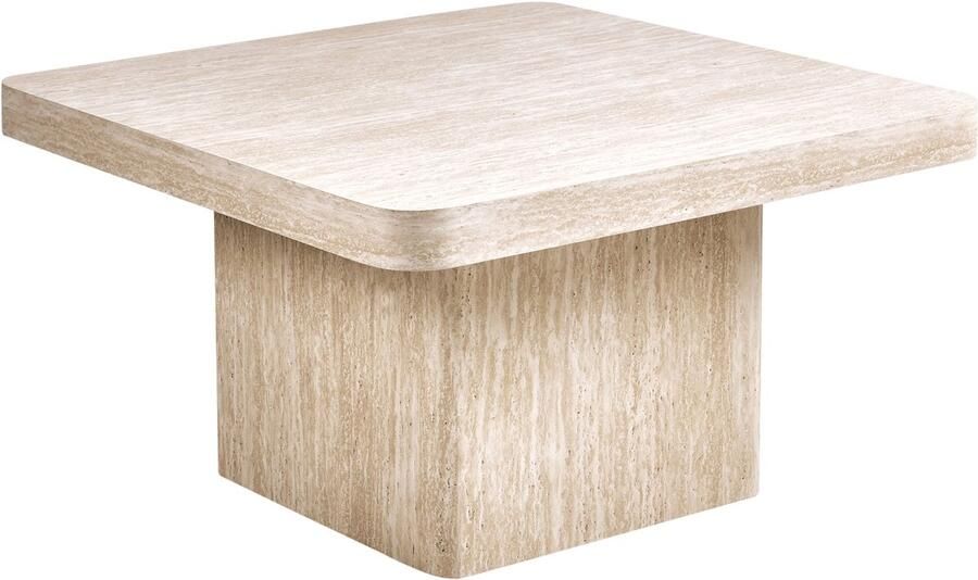 Beliani Salontafel DUSON Travertijn-effect
