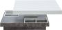 Salontafel FAUSTO II Draaiblad Wit gelakt mdf en beton L 80 cm x H 34 cm x D 80 cm - Thumbnail 3