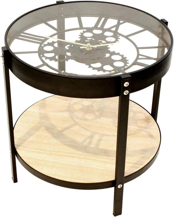 Bijzettafel Horloge D'appoint Table Basse