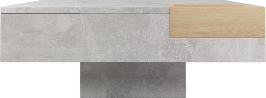 Zonder merk Gotagee Salontafel met uitneembare opbergdoos Bijzettafel LED