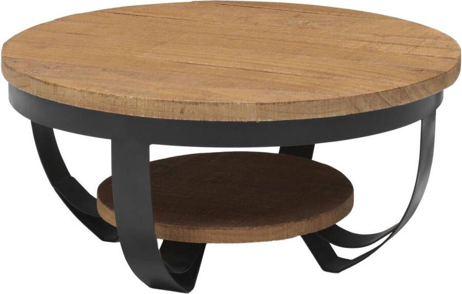Salontafel Pleun Mindi Rond 90x90 Hoogte 40 cm