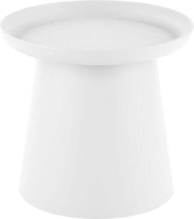 Salontafel Rond Wit – 90x90x46 cm – Modern Minimalistisch – Kunststof – Onderhoudsvriendelijk – Voor Woonkamer & Lounge