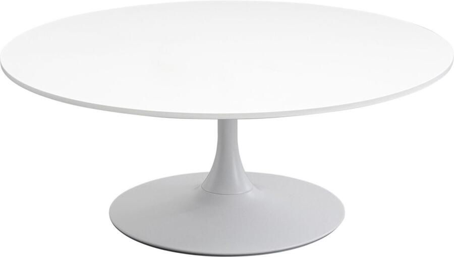 Salontafel Schickeria wit Ø110cm Kare Design