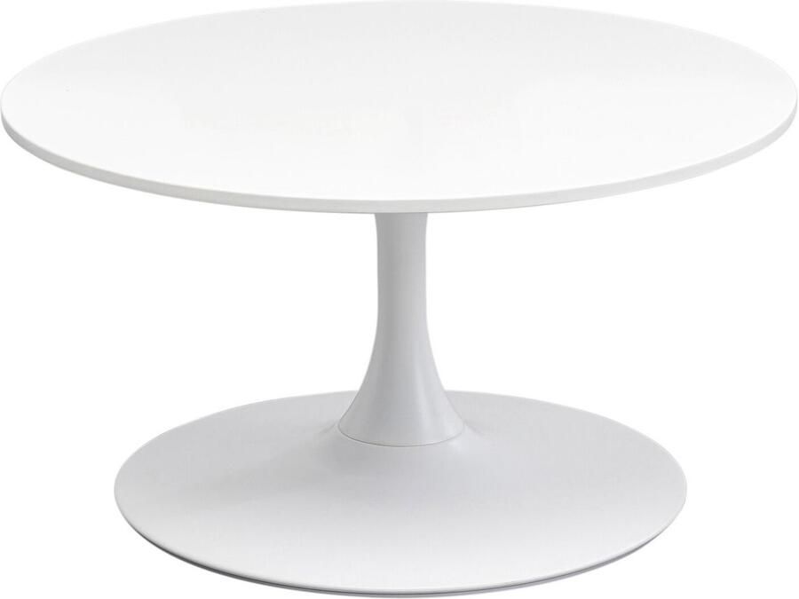 Kare Design Salontafel Schickeria wit Ø80cm