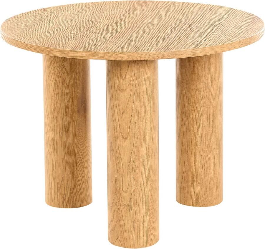Beliani Salontafel hout lichtbruin SENOIA