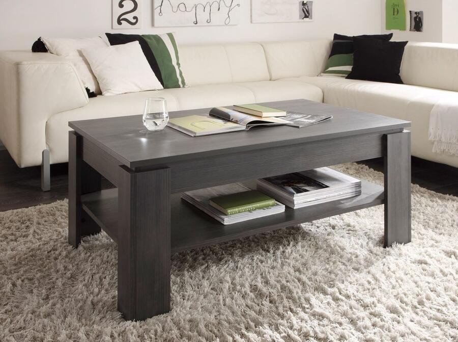 Rootz Living Rootz's Salontafel Sofatafel Salontafel Rechthoekig Opbergruimte 110 x 47 cm x 65 cm