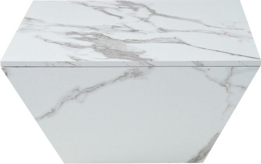 Zonder merk Gotagee Salontafel Trommel eettafel Bijzettafel Woonkamertafel Banktafel Wit