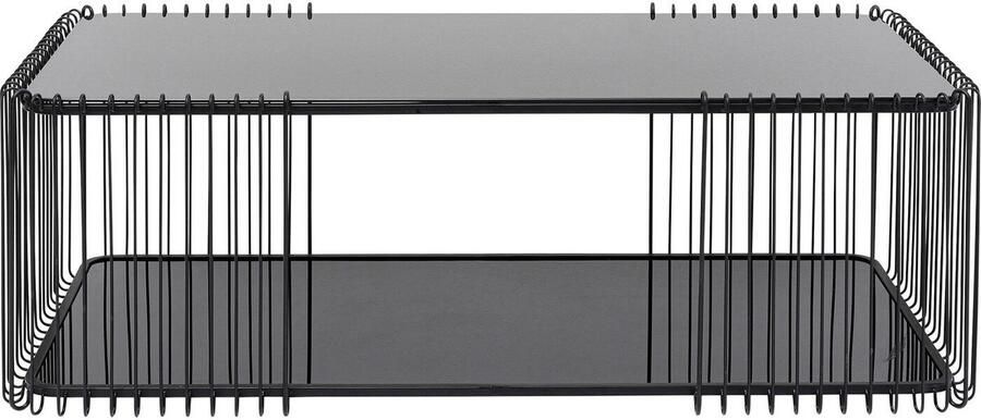 Kare Design Salontafel Wire Double 120x60cm zwart