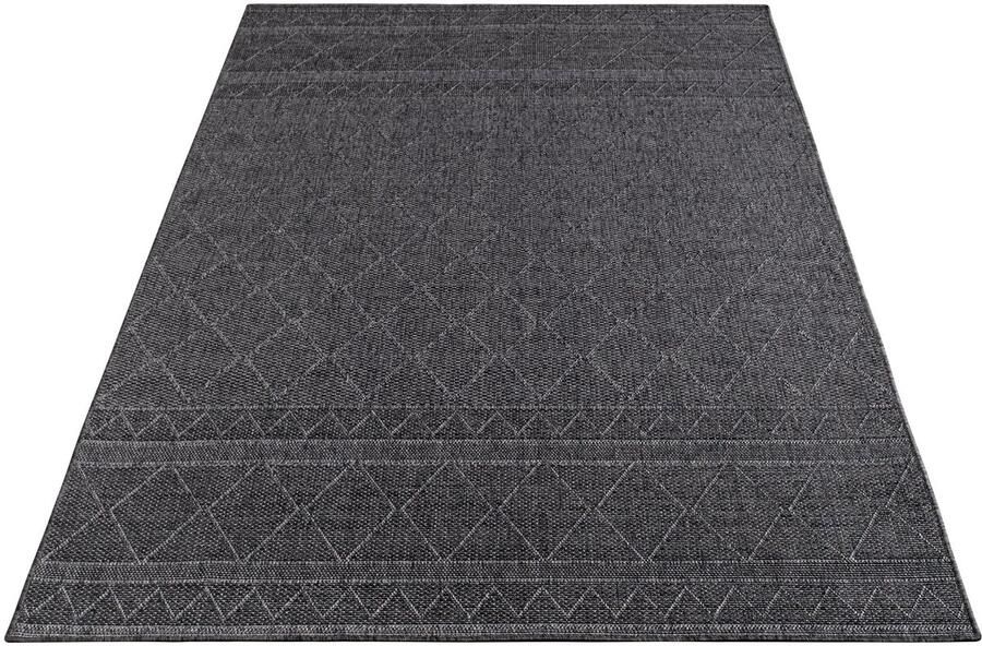 Scandinavisch platweven tapijt-binnen buiten-duurzaam zacht en gemakkelijk opruimt-geometrisch patroon