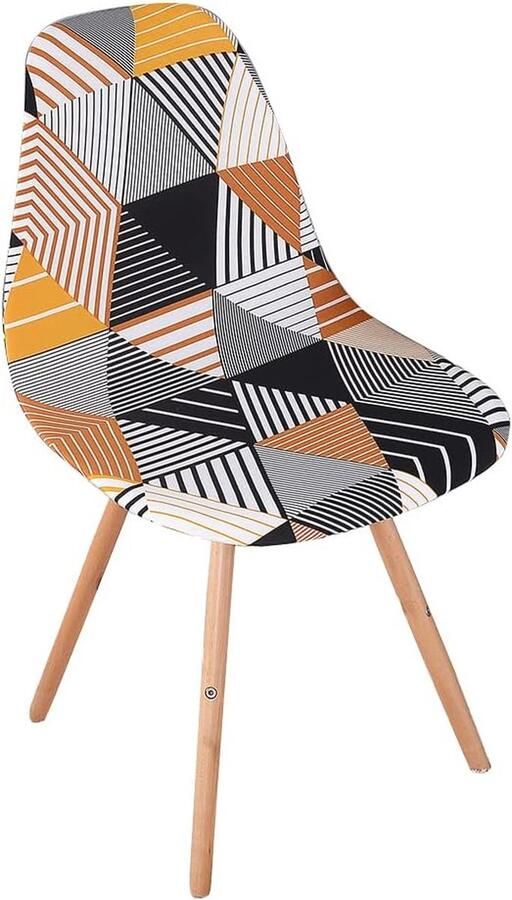 Scandinavische eetkamerstoelhoezen stretch shell 6 stuks voor stijlvolle bescherming