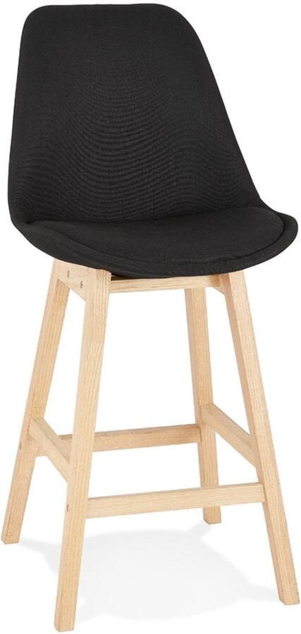 Scandinavische MINI Snackkruk Halve barkruk Comfortabele zit Duurzaam hout