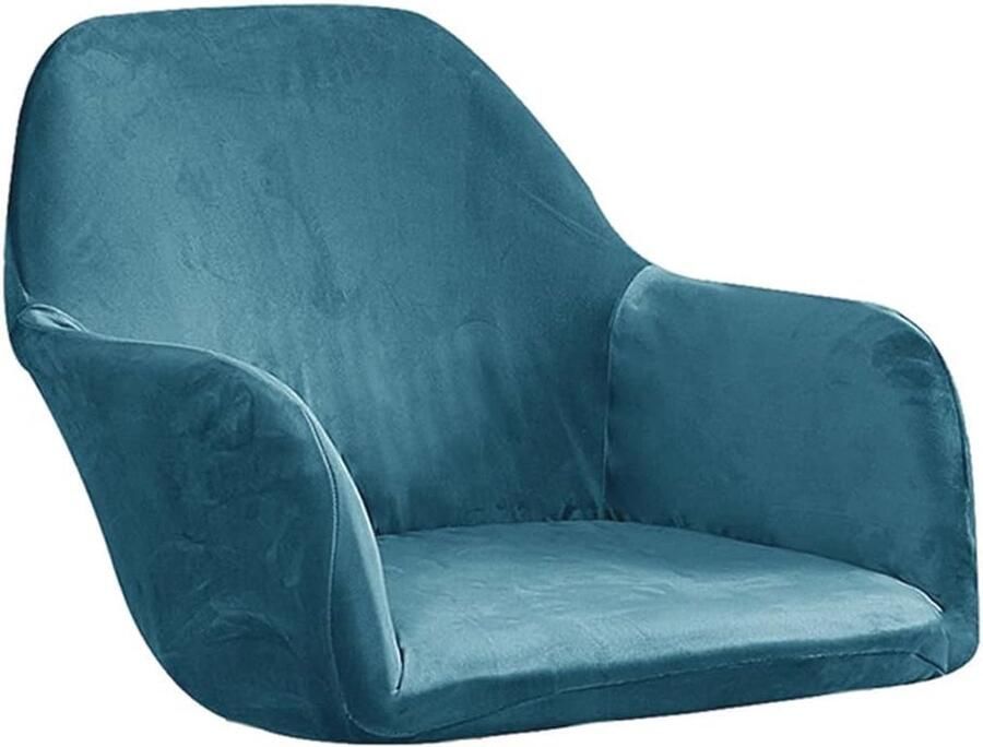 Scandinavische Velours Eetkamerstoelhoezen Stretch Armleuningen & Afneembaar 1 2 4 6 Stuks