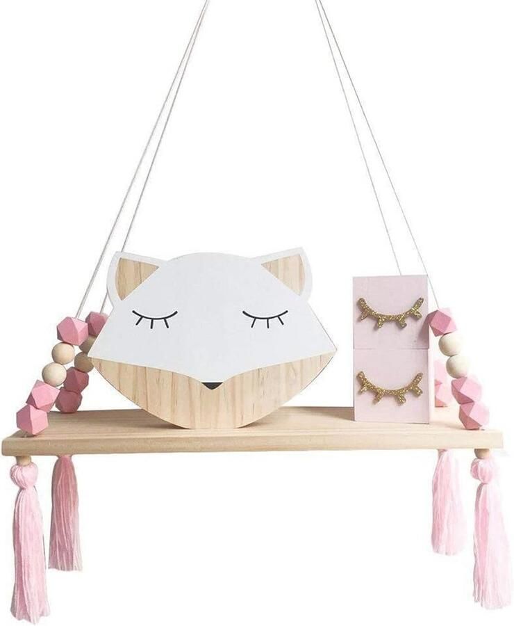 Scandinavische Wandplank met Draad Hangende Plank voor Thuis of Kinderkamer