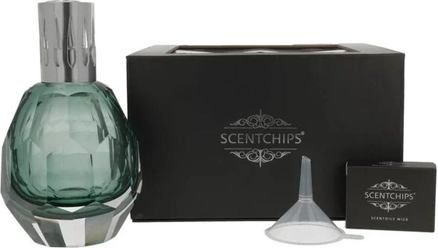 Scentchips ScentOil Lamp Luxx Diamond Groen oliebrander