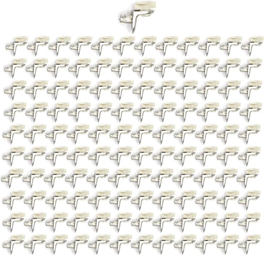 Schapdrager L-vorm Stevige steun voor plank 120 Stuks Geel Kunststof